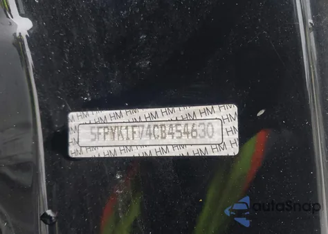 2012 Honda Ridgeline Sport из США, поврежденный, VIN 5FPYK1F74CB454630